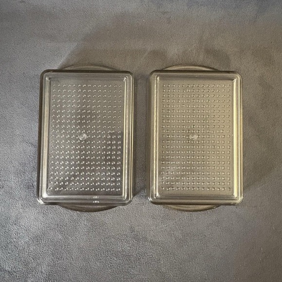 Mid Century Denmark Teak Appetizer Tray w/ Dual Plastic Inserts & Forks - Picture 7 of 12